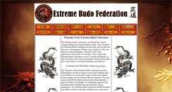 Desktop Screenshot of extreme-budo-federation.com